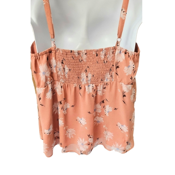 TORRID Plus Size Floral Chiffon Babydoll Cami 2X - Picture 9 of 16